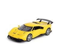 XIYUEYING 1/32 Per Ferrari P80C Concept Alta Simulazione Super Modello Di Auto In Metallo Pressofuso Decorazioni Giocattolo(Jaune)
