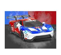 XIYUEYING 1/32 Per Ford V8 Alta Simulazione Auto Da Corsa Modello In Metallo Pressofuso Tirare Indietro Veicoli Giocattolo(Blu)