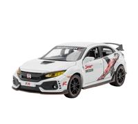 XIYUEYING 1:32 Per HONDA CIVIC TYPE-R Modello di auto in lega Fonde sotto pressione Modello di auto sportiva in metallo con suono e luce(F)