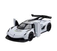 XIYUEYING 1 32 Per Koenigsegg Jesko Supercar Modello di auto in lega Tirare indietro il modello di auto con suono e luce(C)