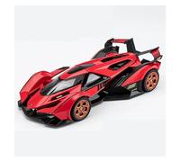 XIYUEYING 1:32 Per Lamborghini V12 Simulazione di auto sportive Diecast in metallo Modello di auto Luce sonora Tirare indietro Modello di auto(B)