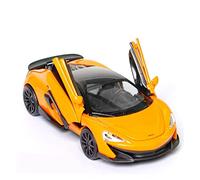 XIYUEYING 1/32 Per McLaren 600LT In Metallo Pressofuso Ad Alta Simulazione Di Auto Sportive Decorazioni Giocattolo Modello(Jaune)