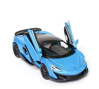 XIYUEYING 1/32 Per McLaren 600LT In Metallo Pressofuso Ad Alta Simulazione Di Auto Sportive Decorazioni Giocattolo Modello(Blu)