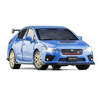 XIYUEYING 1 32 Per Subaru STI 2016 Die-casting Modello di Veicolo In Lega Auto Suono Luce Tirare Indietro Giocattolo(Blu)