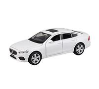 XIYUEYING 1 32 Per Volvo S90 Pressofusione in lega Model Car Pull-back Sound And Light Toy Finito(White)