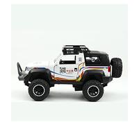 XIYUEYING 1/32 Per Warwolf3 Alta Simulazione Fuoristrada Modello Di Auto In Metallo Pressofuso Decorazioni Giocattolo(White)