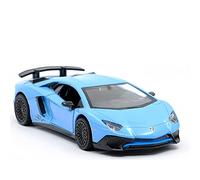 XIYUEYING 1 36 Per Lamborghini Aventador LP750-4 Auto sportiva Pressofusione in lega Modello di auto Pull-back Toy Car(Blu)