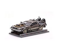 XIYUEYING 1:43 Adatto Per Delorean DMC12 Time Car Modello Pressofuso In Lega Veicolo Regalo Per Esposizione Collezione Per Adulti(C)