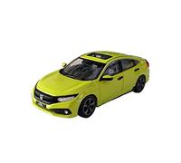 XIYUEYING 1 43 Per Honda Civic Dieci Generazione Simulazione Lega Modello Auto Collezione Per Adulti Display Giallo Limone