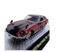 XIYUEYING 1:64 Per Nissan Fairlady Z432 1970 Auto Sportiva Modello In Lega Garage Decorazione Scena Fan Collezione Di Souvenir(Rosso)