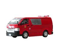 XIYUEYING 1:64 Per Nissan Nv350 Camion Dei Pompieri Commerciale Pressofusione Veicolo Simulazione Modello Auto Decorazione Statica