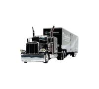 XIYUEYING 1:64 Per Peterbilt 389 Roadworks Container Truck Alloy Car Model Miniature Static Collection Display