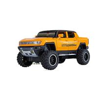 XIYUEYING Hummer EV Pickup Truck In Lega Modello Di Auto Suono E Luce Tirare Indietro Modello Di Auto Giocattolo Per Bambini 1:24(2)