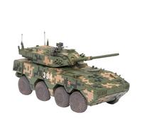 XIYUEYING Modello in scala Collezione Di Modelli Di Carro Armato Semovente Da 105 Mm Con Ruote, Carro Armato Cinese In Resina Verde Digitale Carri armati militari