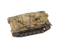 XIYUEYING Modello in scala Sestante CP0021 Panzer III G Type Africa Army No. 114, Scala 1/72, Modello In Plastica, Veicolo Militare Carri armati militari