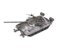 XIYUEYING Modello in scala Veicolo Militare Da Collezione In Plastica Da Neve, Carro Armato Da Combattimento Russo T80U ARTISAN 1/72 Carri armati militari