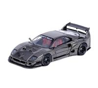 XIYUEYING Ornamenti per auto 1:64 Per Ferrari Tuning F40 Modello di auto in lega nera elettroplaccata, esposizione statica per uso da collezione Modelli in miniatura