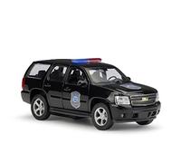 XIYUEYING Per Chevrolet 2008 Tahoe Auto Della Polizia Di Simulazione Pressofuso In Lega Pullback Modello Souvenir 1 36