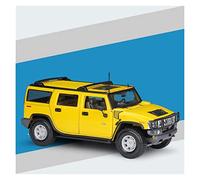XIYUEYING Per Hummer 2003 H2 SUV Metallo Die Cast Muscle Car Modello Da Collezione Decor Regalo 1 18(Yellow)