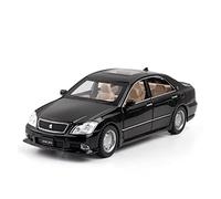 XIYUEYING Per Il Classico Modello Auto Toyota Crown Ad Alta Simulazione Tirare Indietro Giocattolo Per Bambini 1 32(Nero)