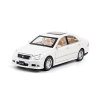 XIYUEYING Per Il Classico Modello Auto Toyota Crown Ad Alta Simulazione Tirare Indietro Giocattolo Per Bambini 1 32(White)