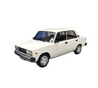 XIYUEYING Per Il Taxi Bianco LADA Sovietico 1:18 Berlina Simulazione Modello Di Auto Lega Retrò Decorazione Da Collezione Regalo