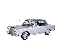 XIYUEYING Per Mercedes Benz 280SE 1969 Vintage Gran Torino Diecast Model Car Argento Vetrina 1 18