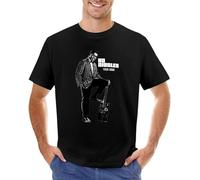 Xiyunjiao Trendy T-Shirt Bo DiddleyFunnys Korean FashionFunnys for Men Black S