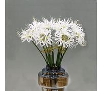XIZHI 5 steli di fiori artificiali di giglio, 50 cm (bianco)