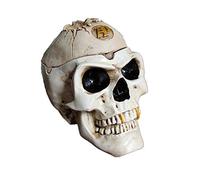 XIZHI Taro Posacenere in Resina Dipinta a Mano, con Coperchio, può Essere utilizzato per orribili Decorazioni di Halloween, per Interni ed Esterni, Dipinti a Mano, posacenere o Ornamenti