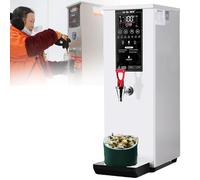 XJBWSDE Erogatore d'Acqua Elettrico - Bollitore per Acqua Calda in Acciaio Inossidabile da 60 Litri con Display della Temperatura e Timer, Regolabile da 40 a 100 °C