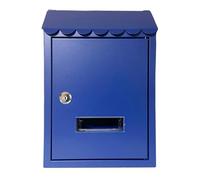 xjdagaoge Cassetta Postale，cassetta Postale da Esterno，cassetta per Pacchi Corriere，materiale Metallico Antiruggine, Grande Capacità, Adatto per L'ufficio Domestico All'esterno(Blue)