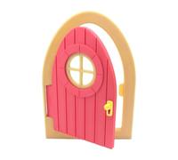 Xjdzineq 1/12 case delle bambole in miniatura fatine cancello porta fiabe design per artigianato modello progetto cortile scena display decorazione case delle bambole scena decorazioni