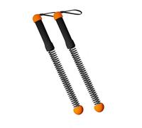 Xjdzineq 2 pezzi di tensione regolabile asta di allenamento corda da battaglia sostituzione molla braccio espansore per bicipiti tricipiti allenamenti ergonomico flessibile braccio forza Expander Rod