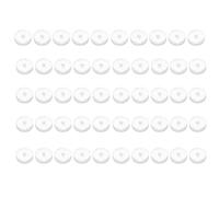 Xjdzineq 50 cuscinetti a disco in silicone stabilizzare il lobo dell'orecchio supporti patch trasparente piercing facile da stabilizzare orecchini per donne silicone piercing naso, One Size, come