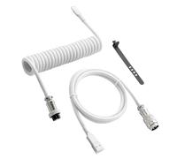 Xjdzineq Cavo USB C a spirale durevole per tastiere meccaniche per appassionati di videogiocatori a molla estensibile Spine Aviation Tastiere meccaniche