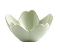 Xjdzineq Elegante vassoio per gioielli in ceramica floreale per la decorazione della casa e l'organizzazione degli accessori elegante piccolo portagioie vassoio in ceramica a forma di fiore