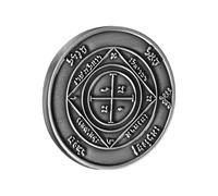 Xjdzineq Leghe meditazioni rituale monete con incisione mistica per meditazioni energetiche personalmente altari e trasporto quotidiano rituale da collezione