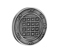 Xjdzineq Leghe meditazioni rituale monete con incisione mistica per meditazioni energetiche personalmente altari e trasporto quotidiano rituale da collezione