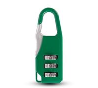 Xjdzineq Lucchetto a combinazione a 3 cifre ripristinabile per valigie palestra borsa degli attrezzi e lucchetto portatile