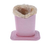 Xjdzineq Porta occhiali foderato in peluche con base per occhiali di alta qualità per donne ragazze tavolo deco alimentato a batteria all'aperto, Misura unica, come descritto
