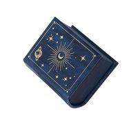 Xjdzineq Sofisticato portagioie ispirato al libro, compatto ed elegante, contenitore per gioielli per anelli e accessori vintage