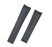 XJEIVJIC 20mm 22 mm in gomma silicone sport edizione cabina di guardia compatibile con una fascia da orologio da orologio da uomo della serie