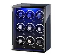 XJEIVJIC Chandelier Automatic Watch Winder for 1 2 3 4 6 9 Watches with Ultra-Quiet Motors Display Case for Men's and Women's Watches,D-9+0 Chandelier