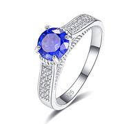 XJEIVJIC Ovale Cubic Zirconia Forma farfalla Rinstone Rinstone Ricevi Anello nuziale di fidanzamento