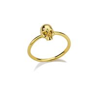 XJEIVJIC Punk Skull Head Knuckle Rings for Women Men Fashion Stackable Joint Tiny Finger Band Band Biker Skeleton Thumb Halloween Ring Halloween Anello Gotico Cocktail Party Personalizzato