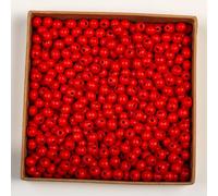 XJHDS 100 Pezzi 10 mm Perline di Legno Colorate con Foro, Perline di Legno Rotonde Naturali Non Trattate per Artigianato, Gioielli Fai da Te, Braccialetti, Collana