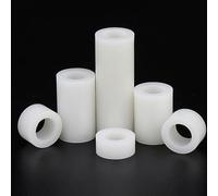 XJJDCB Distanziale Rotondo Nylon Bianco M2.5 Boccola Plastica Isolante Senza Filetto,2.7 * 4 * 18mm 500 pcs