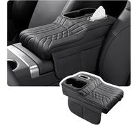 Xjjhyl Rialzo Bracciolo Auto per Ford Taurus 1986-2019 2016 2017 2018, Organizer Console Centrale con Tasche Laterali e Porta Fazzoletti, Comfort Pelle di Alta qualità,Black