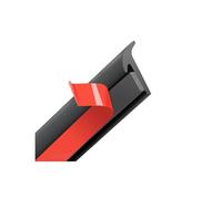 XJJJWL Auto Striscia Tenuta 5M 5MMx7MM T-Type Striscia di Tenuta in Gomma Nero Universale Paraurti Anteriore Spoiler Labbra Paraurti Auto Protezione Labbra Adesivi Auto Guarnizione in Gomma